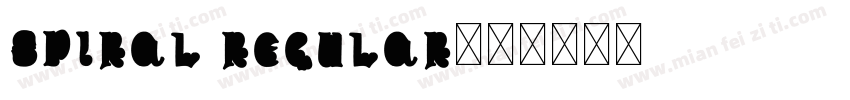 SPIRAL Regular字体转换